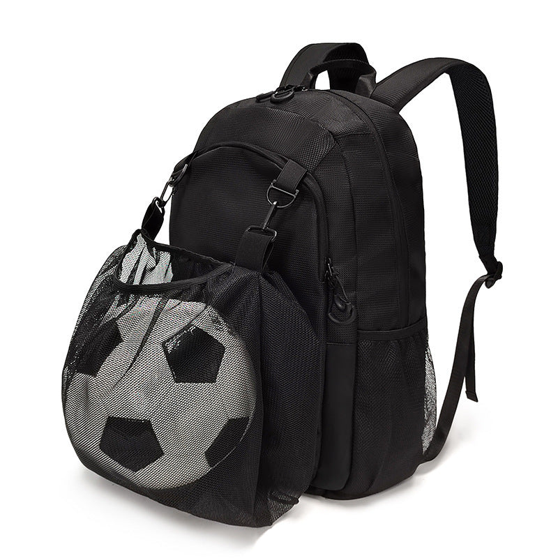 Mehrfachfächer-Sport-Rucksack mit Ballhalter