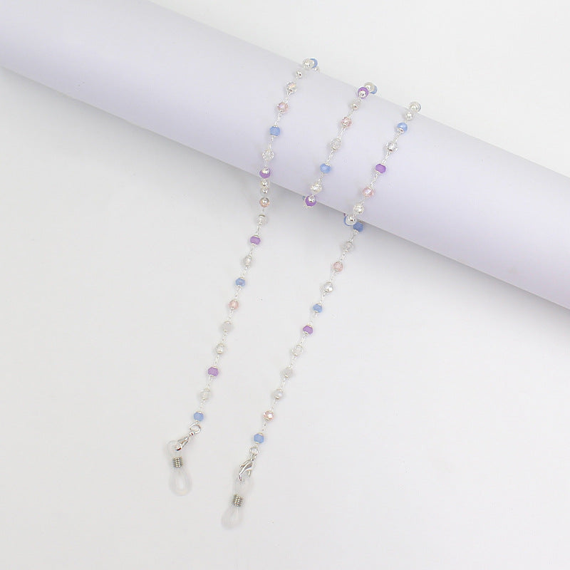 Stylische Perlen-Brillen-Kette Karnz