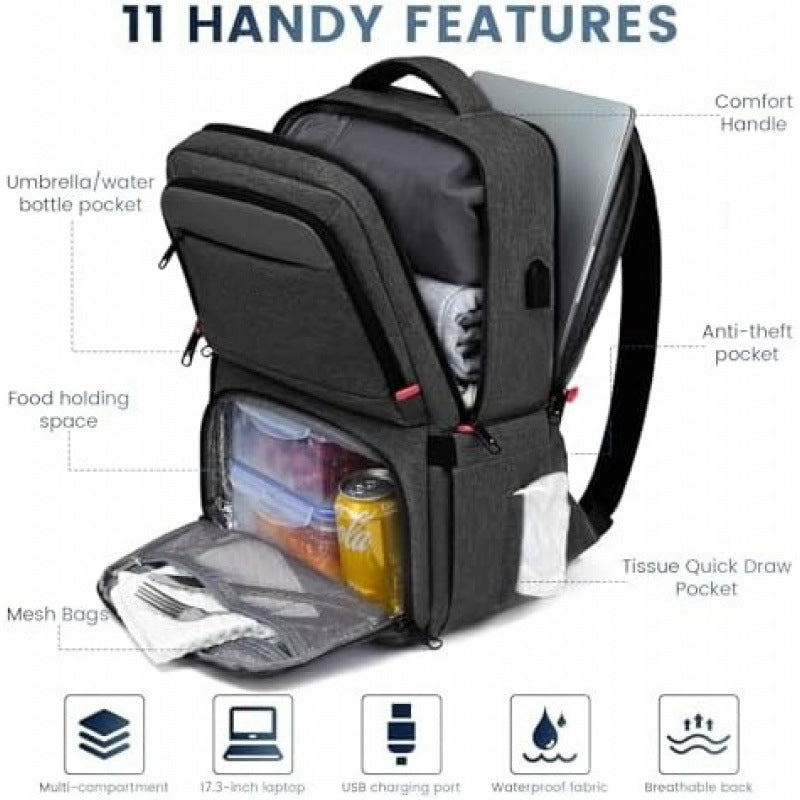 Multifunktionaler Rucksack mit Laptopfach Karnz