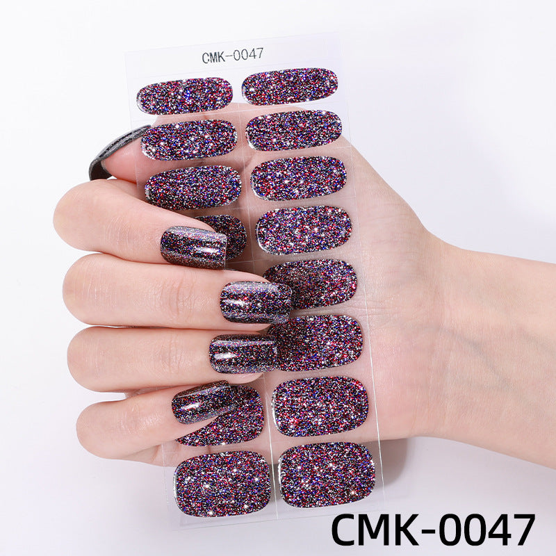 Glitter-Finish-Nagelüberzüge