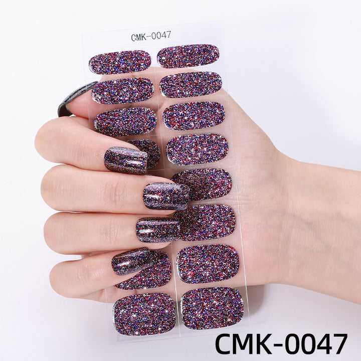 Glitter-Finish-Nagelüberzüge