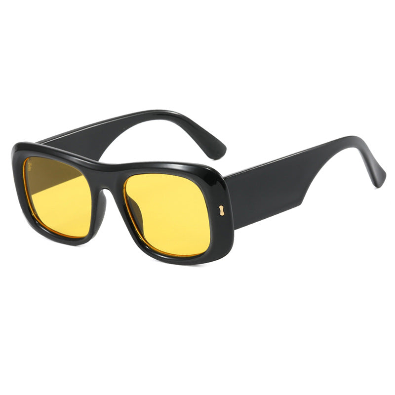 Damen quadratische Sonnenbrille mit reflexionsschützenden Gläsern und moderner Rahmenkonstruktion Karnz