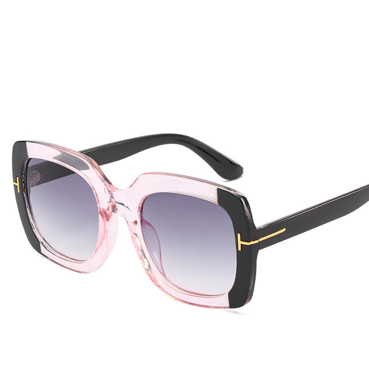 Oversized Mode Sonnenbrille mit verlaufenden Gläsern Karnz