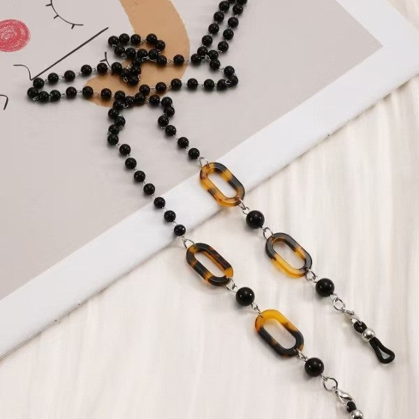 Chic Eyewear-Kette mit eleganten Perlen Karnz