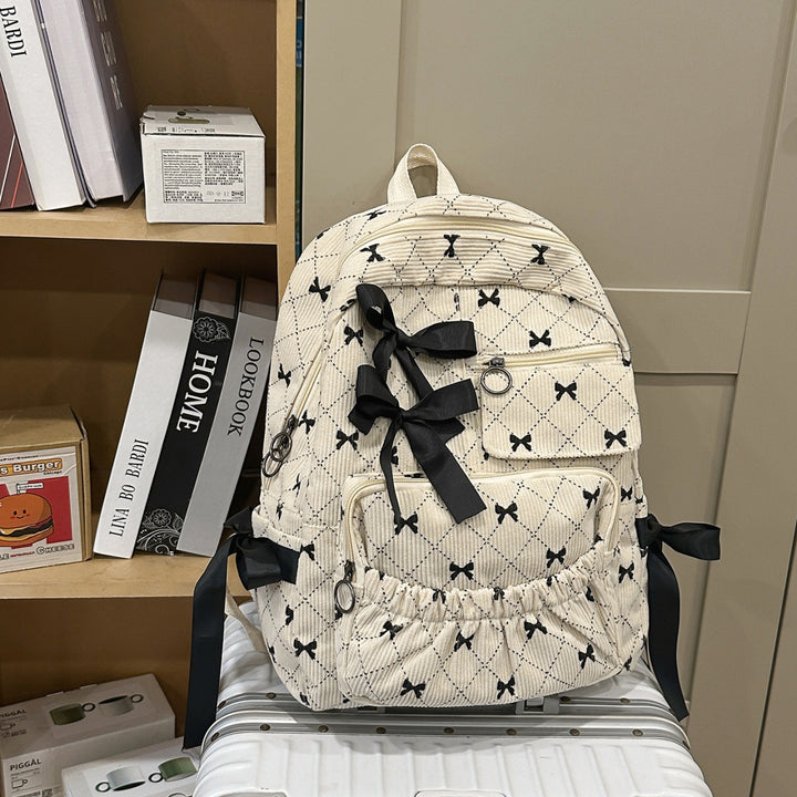 Cordura Rucksack mit Schleifenakzenten