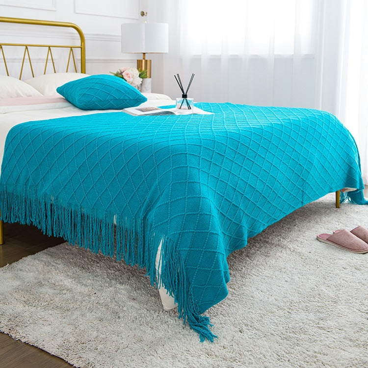 Gemütliche dekorative Wurfdecke