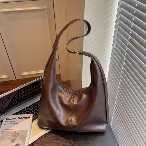 Premium Leder Slouchy Handtasche Karnz