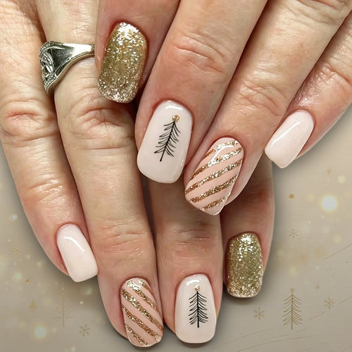 Festliches Nagelkunstdesign Karnz