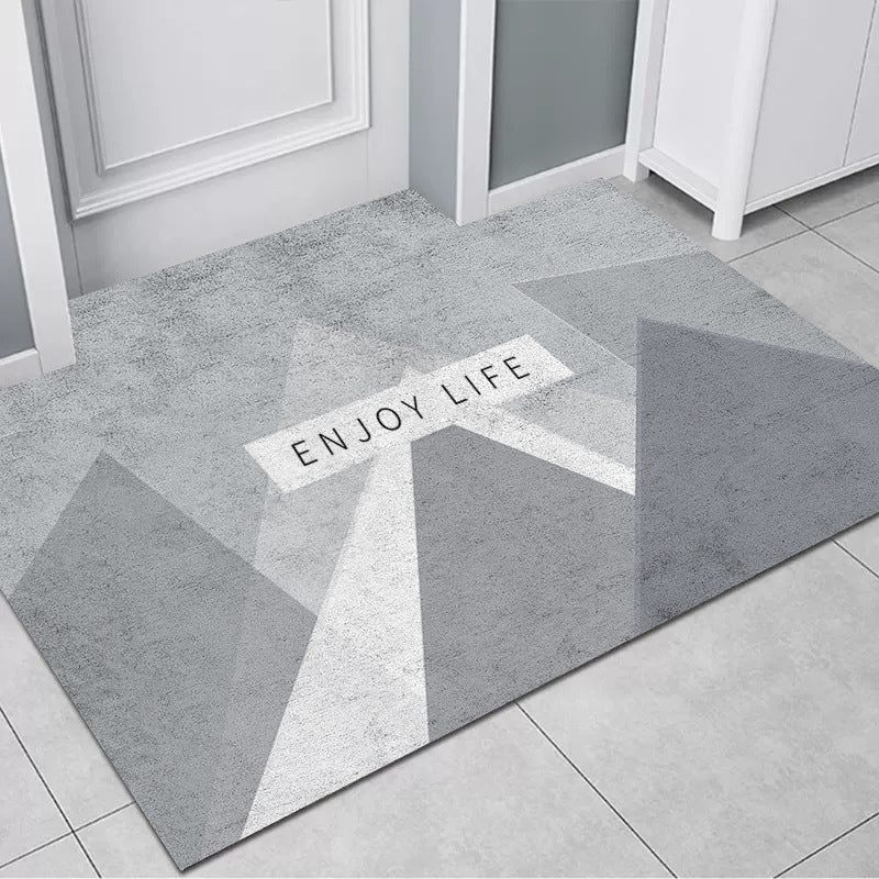 Geometrisch gemusterte Teppichmatte Karnz
