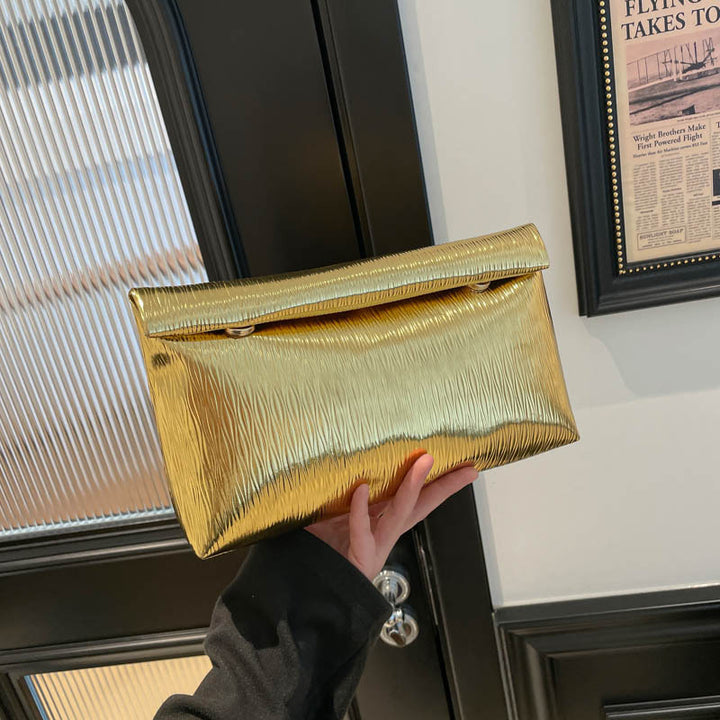 WoGlossy Texturiert Clutch Geldbörse Karnz