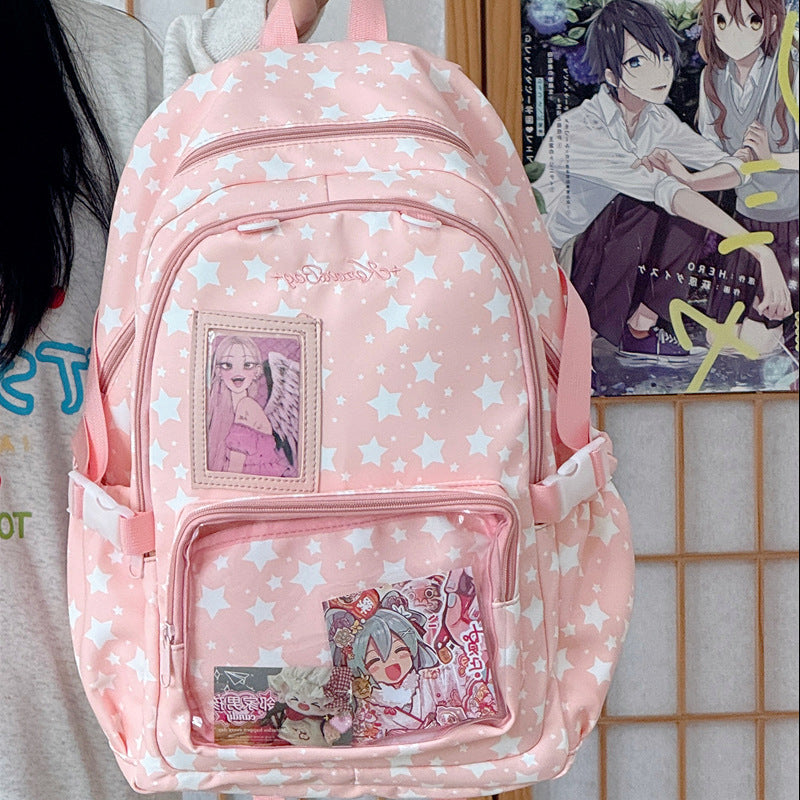 Stylischer Sternenprint-Rucksack