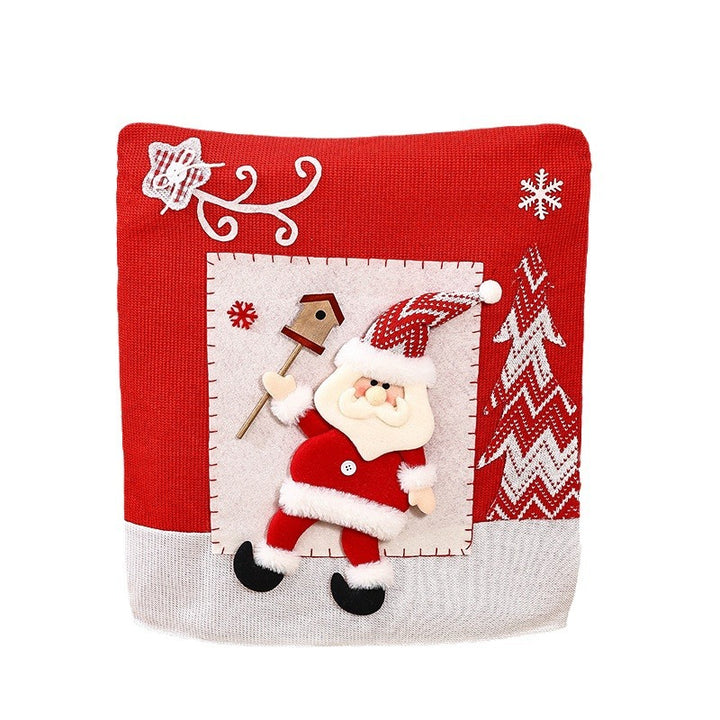 Festliche Stuhlüberzüge mit Weihnachtsmotiv Karnz