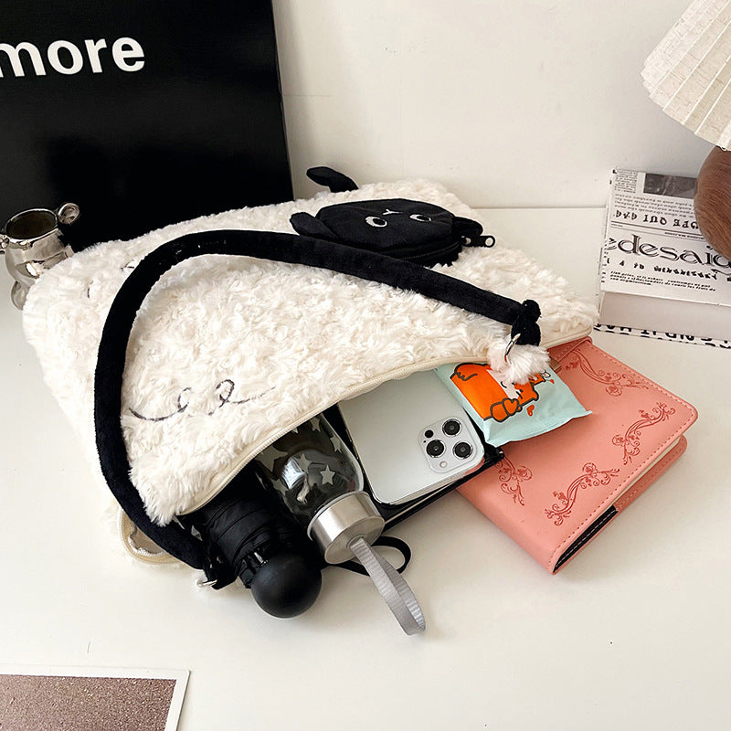 Süße Plüschhandtasche Karnz