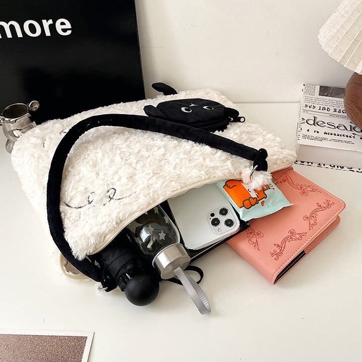 Süße Plüschhandtasche Karnz