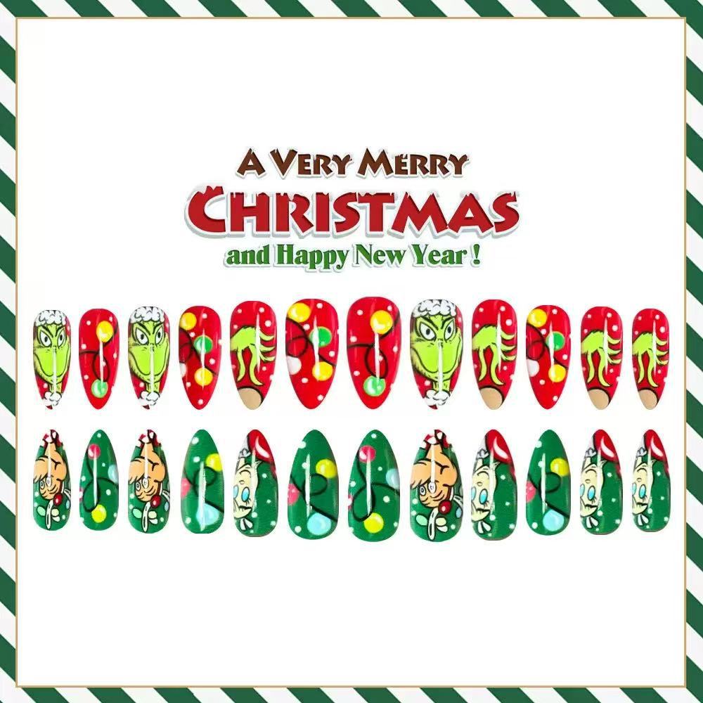 Kunstnagelset mit kreativen Weihnachtsmotiven Karnz