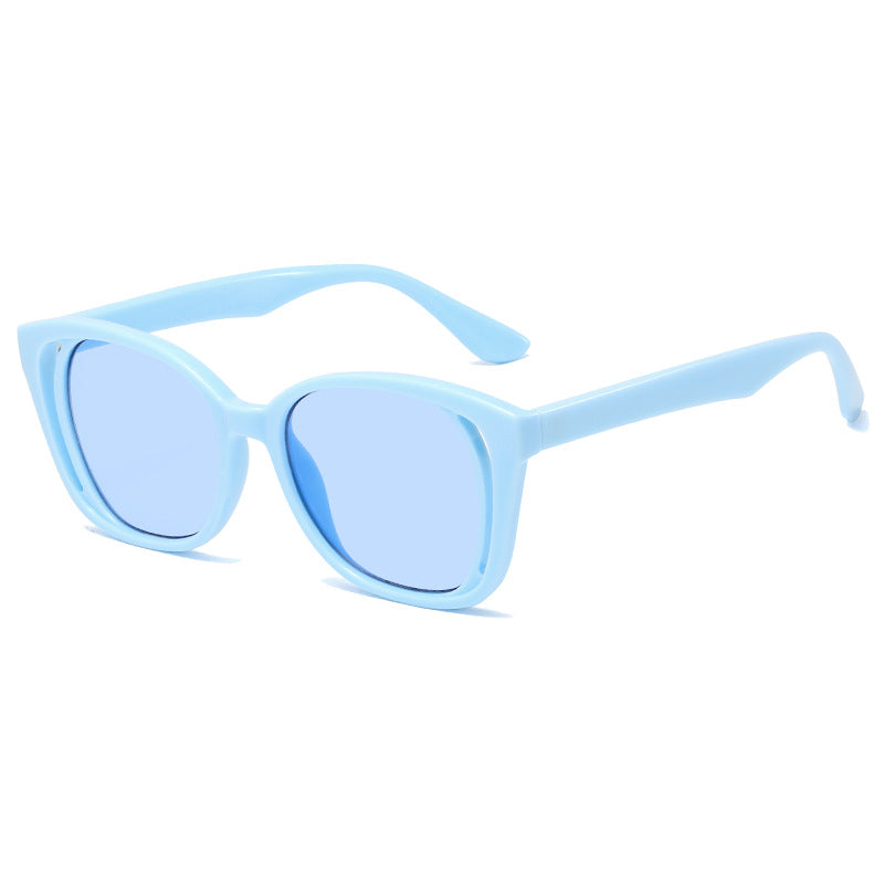 Damen stilvolle Cat-Eye Sonnenbrille mit robustem Rahmen Karnz