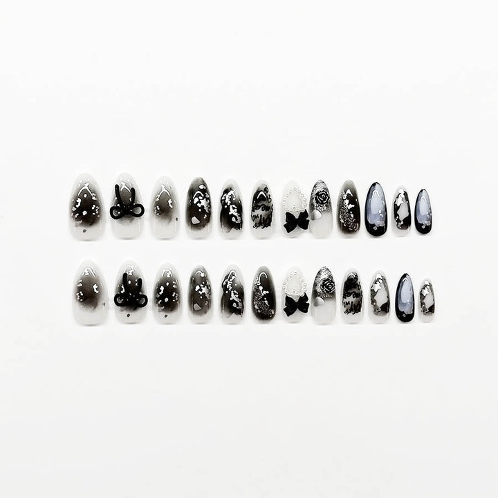 Künstlerische Multi-Design Nagelverstärkungen Karnz