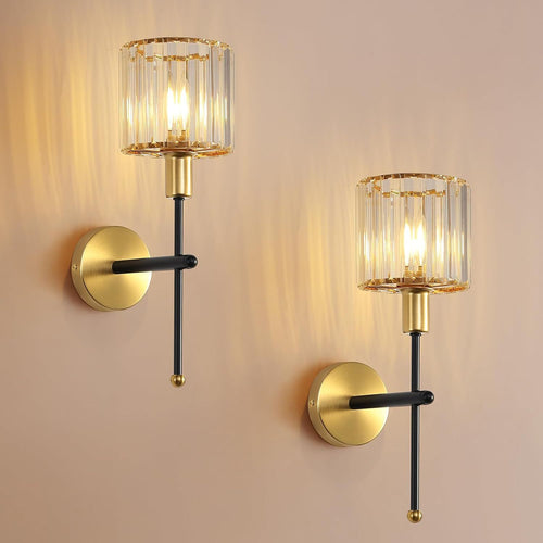 Kristallakzent LED Wandleuchte