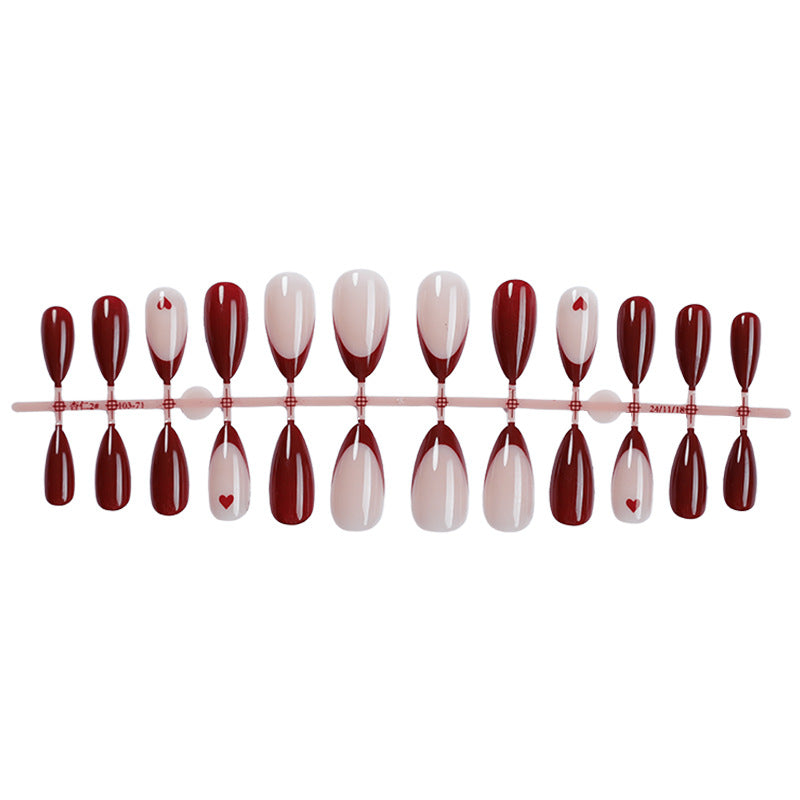 Press-On Nail Art Kollektion mit Herz- und Ombre-Designs Karnz