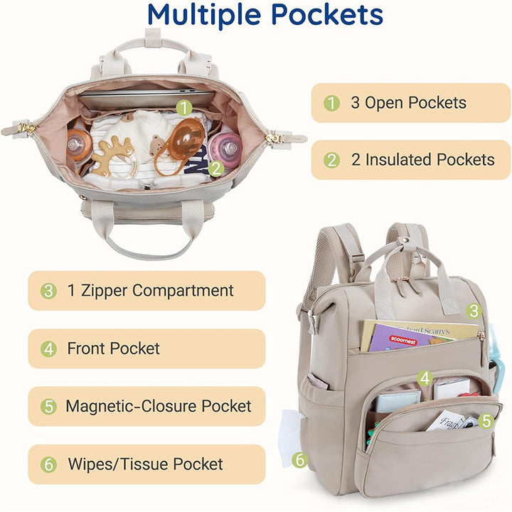 Stilvolle Multifunktionale Backpack-Tasche Karnz
