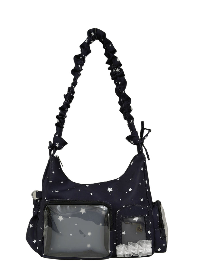 Sternenmuster Schultertasche