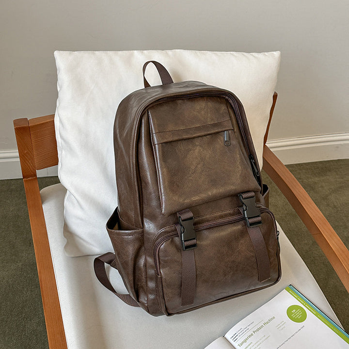 Vintage-Style Leder Rucksack Karnz