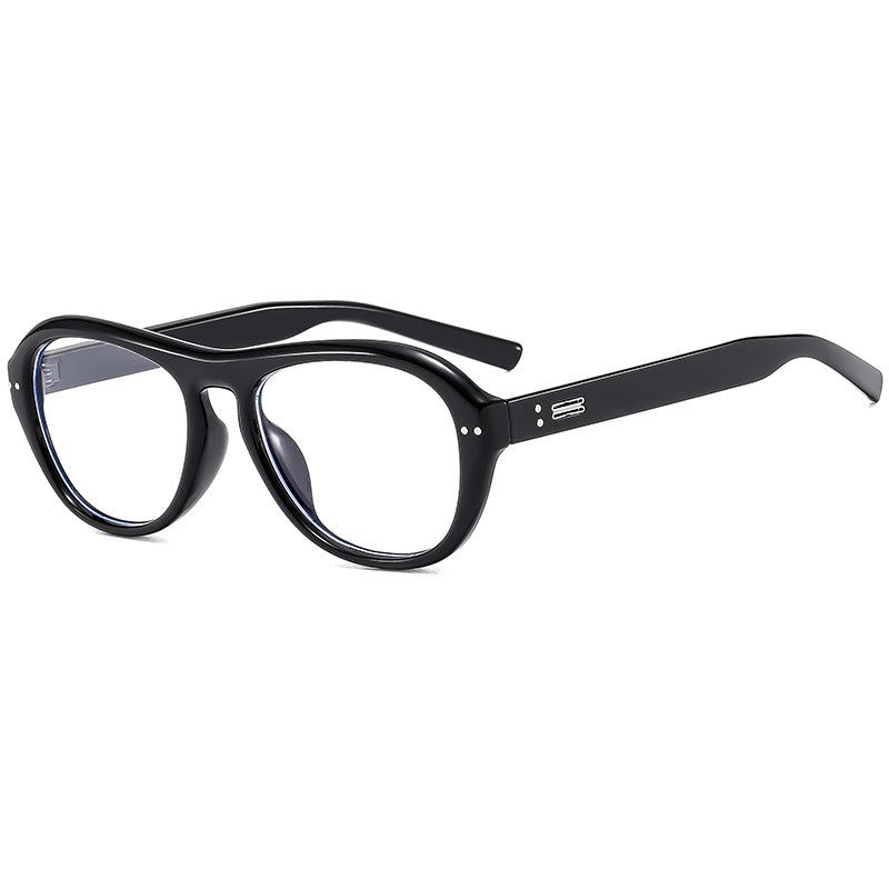 Damen modische Brille mit modischem gestreckt Rahmen und hochwertigem Kunststoff Karnz