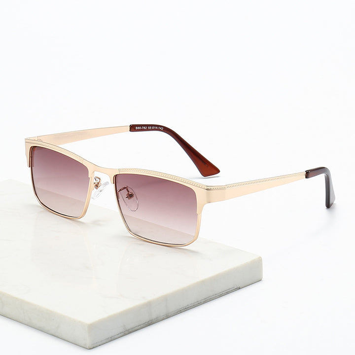 Damen quadratische Sonnenbrille mit einem stylischen Rahmen und optimalem UV-Schutz Karnz