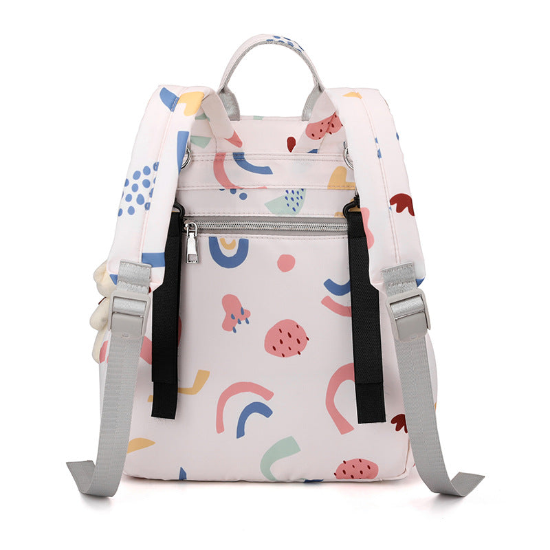 Verspielt Grafikdruck Rucksack Karnz