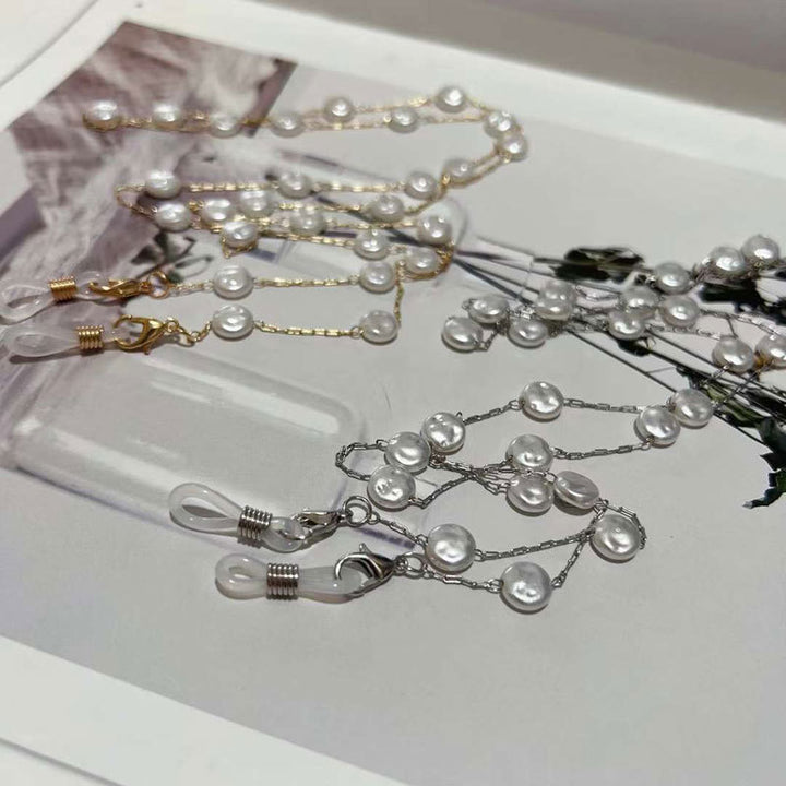 Elegante perlenverknüpfte Brillenband Karnz 1786692184