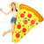 Damen Aufblasbare Pizza-Liege Karnz