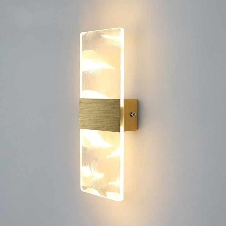 Zeitgenössische Kristall-Wandlampe