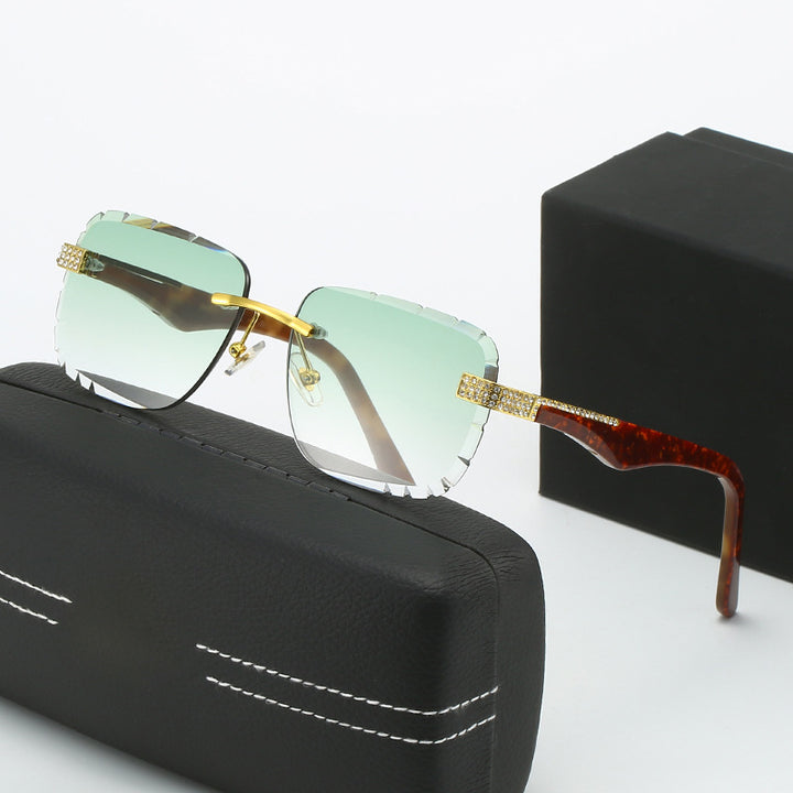 Damen Modische Sichtbrille mit luxuriösen Akzenten Karnz