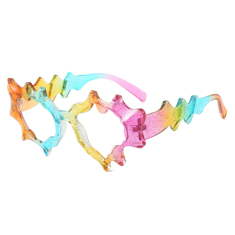 Damen auffällige künstlerische Sonnenbrille Karnz