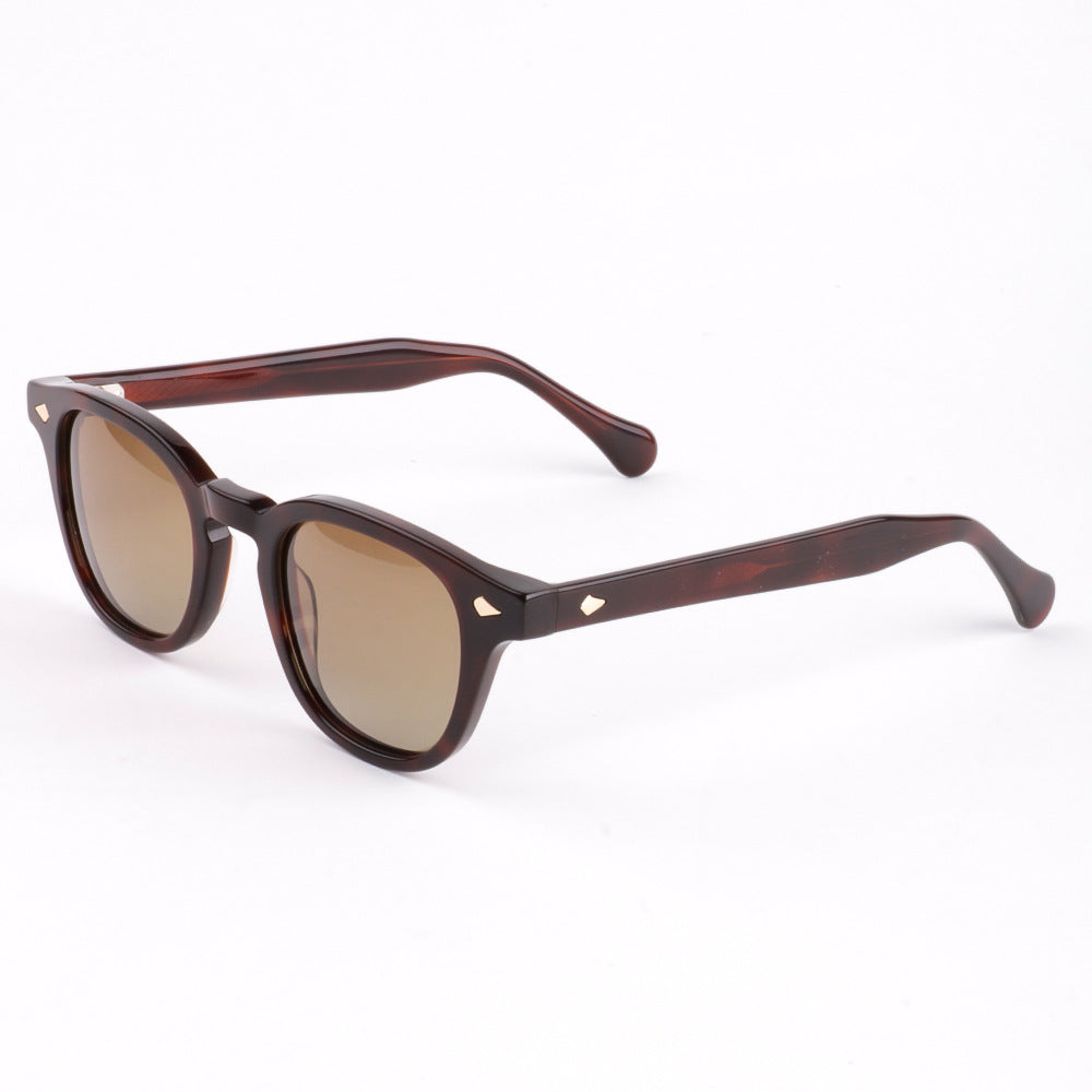Damen Sonnenbrille mit exklusivem Geometrie-Rahmen und Polarisierten Gläsern Karnz