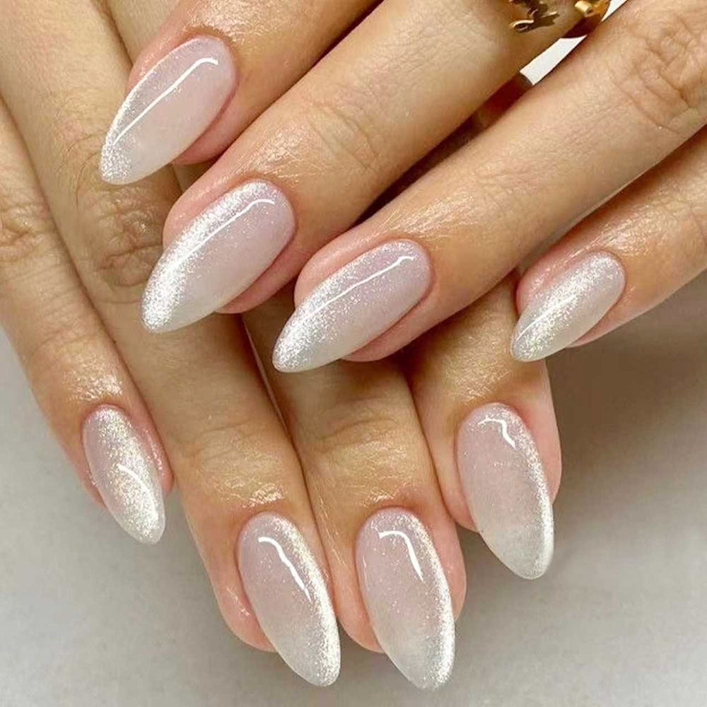 Glitzernde Ombre Stiletto Press-On Nägel