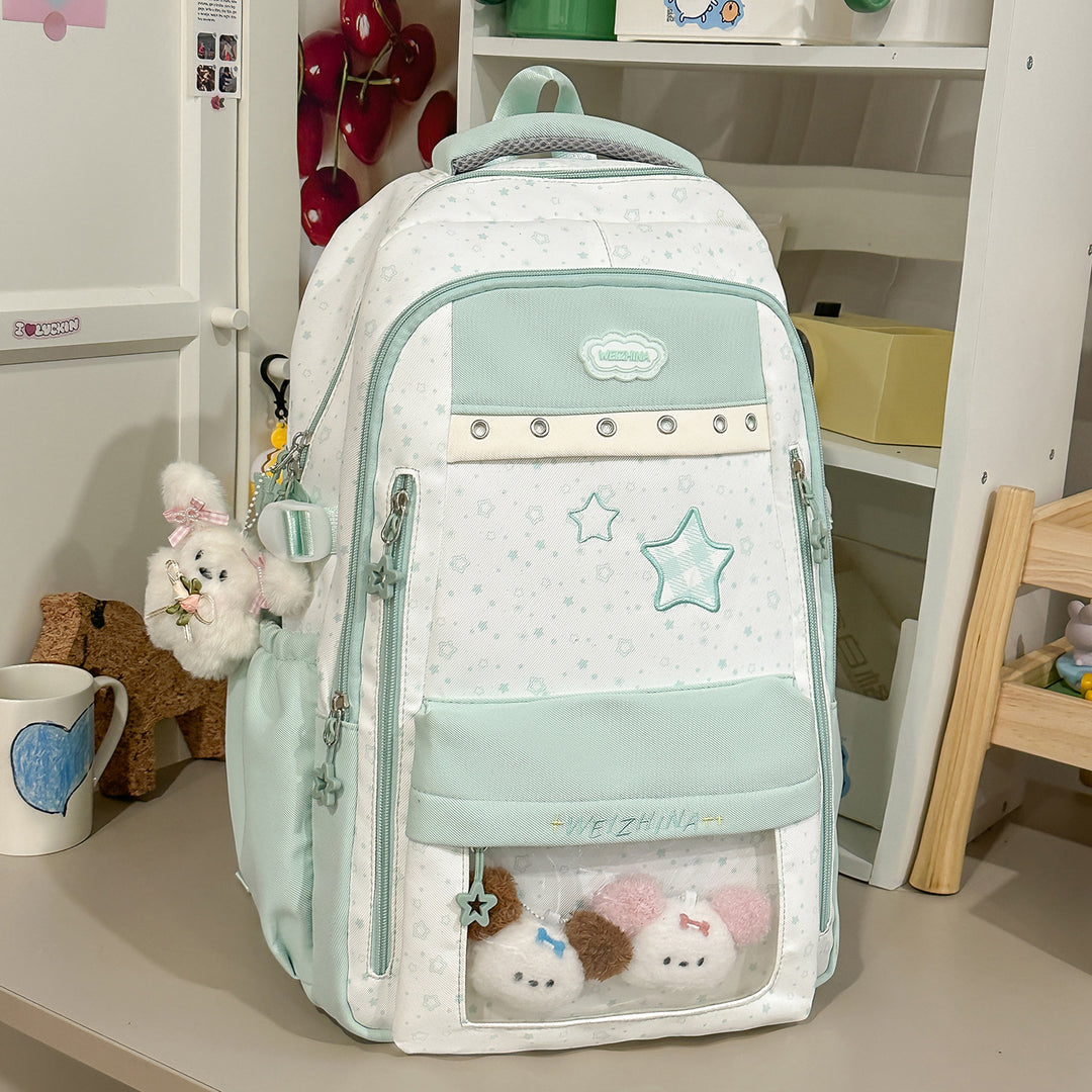 Transparente Taschen-Rucksack Karnz