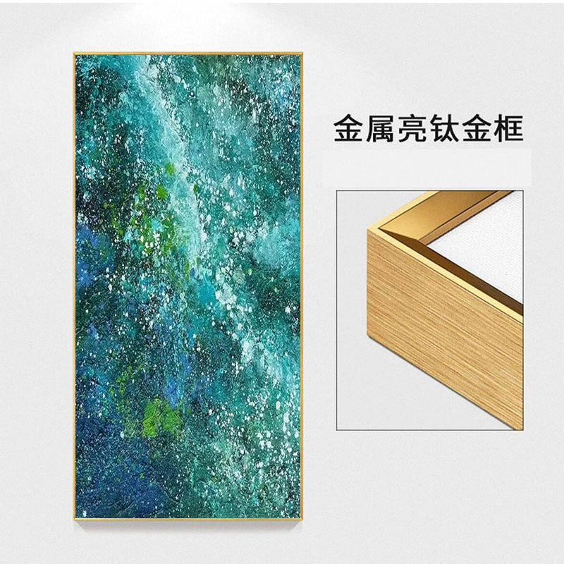 Abstract Ozean-inspirierte Leinwandkunst