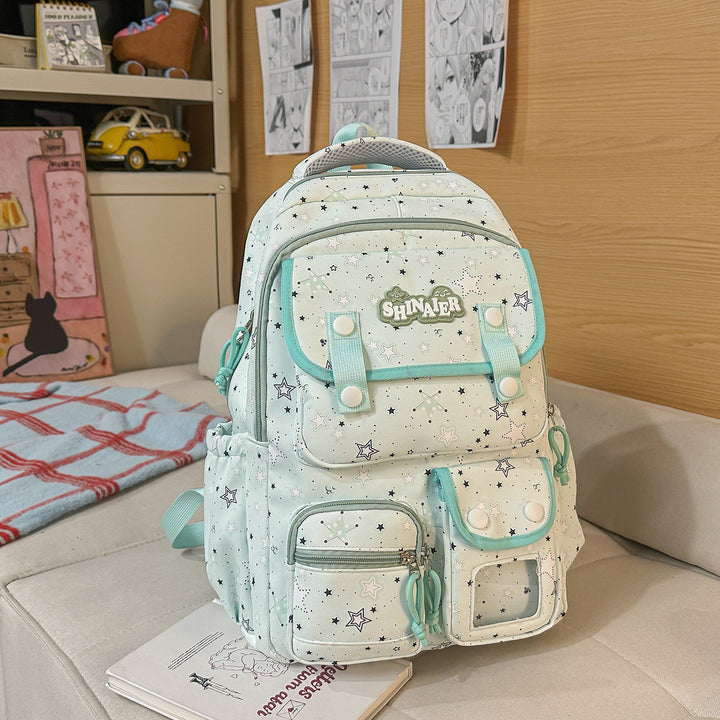Stylischer Sternenmuster-Rucksack Karnz