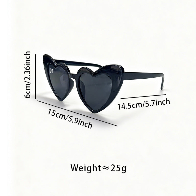 Stylische Herzrahmen-Sonnenbrille Karnz