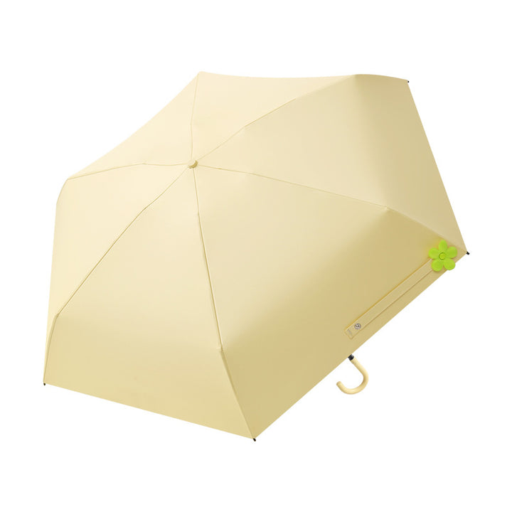 Damen stilvoller und eleganter Faltregenschirm mit floralem Design Karnz