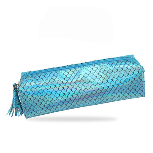 Schimmernde Schuppen Make-up Tasche
