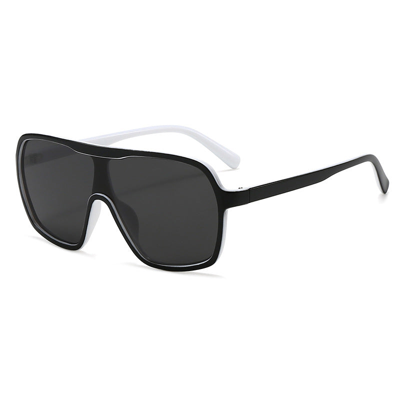 Damen oversized Fashion Sonnenbrille im Retro-Stil Karnz