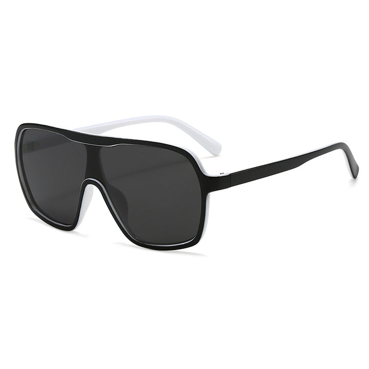 Damen oversized Fashion Sonnenbrille im Retro-Stil Karnz