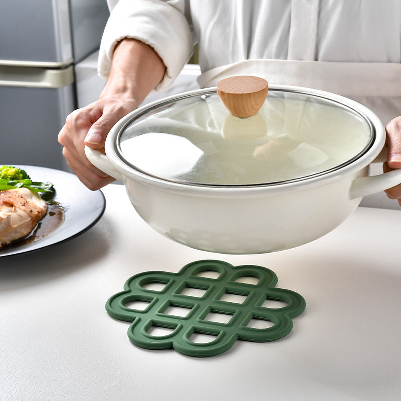 Hitzebeständiger Silikonuntersetzer mit Dekorativem Design Karnz