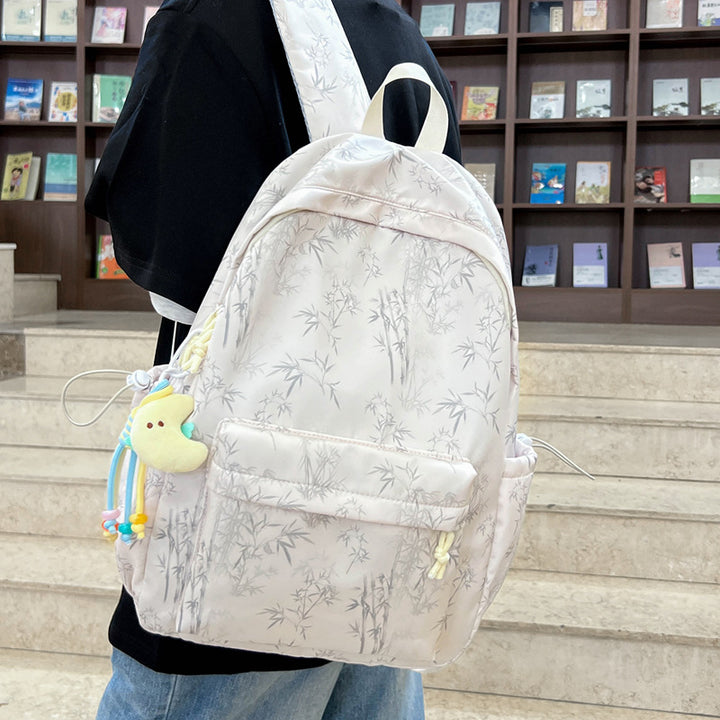 Stylischer Blumenmuster-Rucksack Karnz