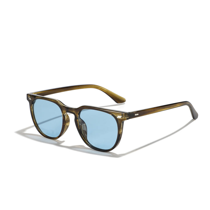 Damen Designer-Sonnenbrille mit einzigartigem Muster und polarisierten Gläsern Karnz