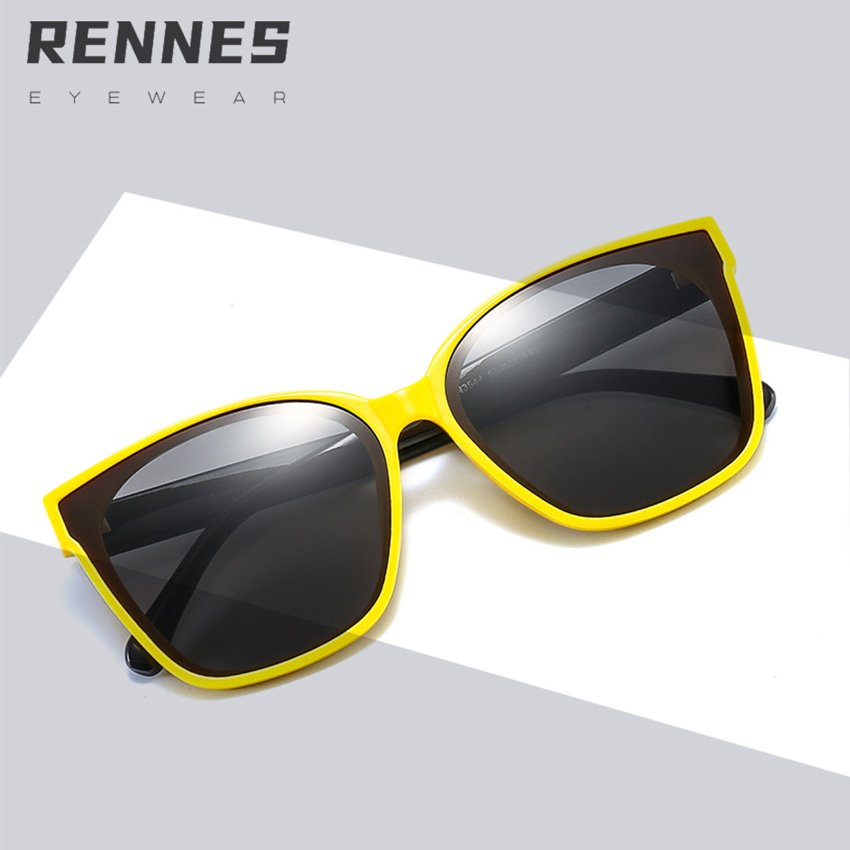 Damen modische Sonnenbrille mit luxuriösem Transparenz-Design Karnz