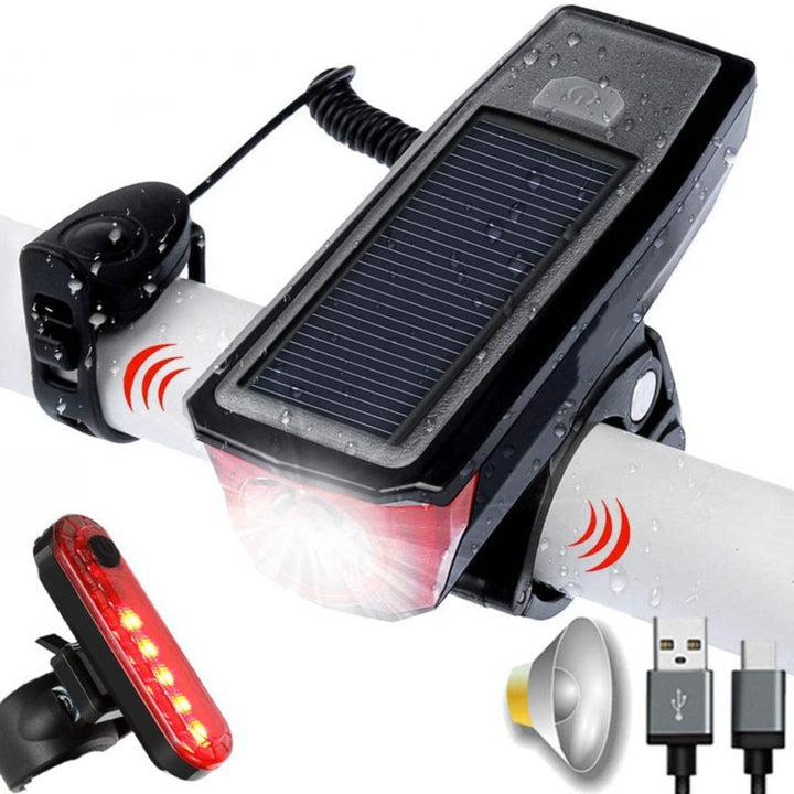 Solarbetriebene Fahrrad-Rücklicht Karnz