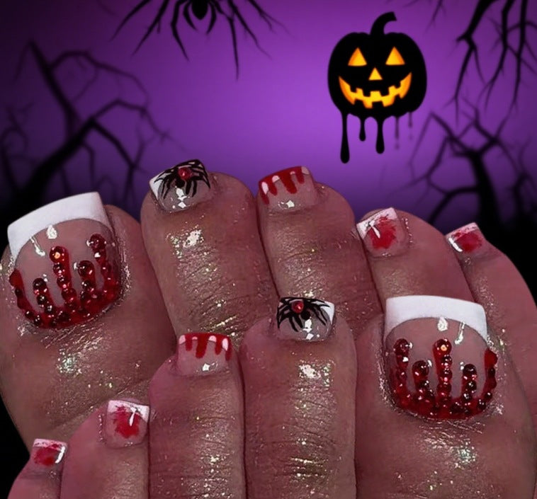 Halloween-Themen Dekorative Nagelkunst Set Karnz